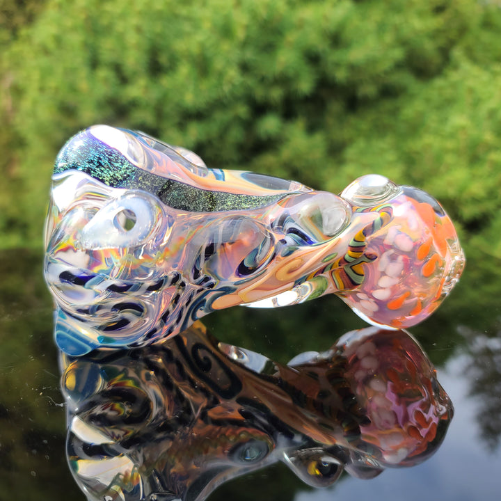 Molten Thick and Twisted Pipe Glass Pipe Molten Imagination   