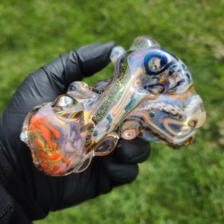 Molten Thick and Twisted Pipe Glass Pipe Molten Imagination   