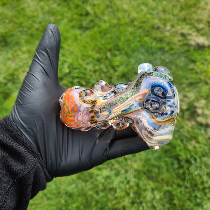 Molten Thick and Twisted Pipe Glass Pipe Molten Imagination   