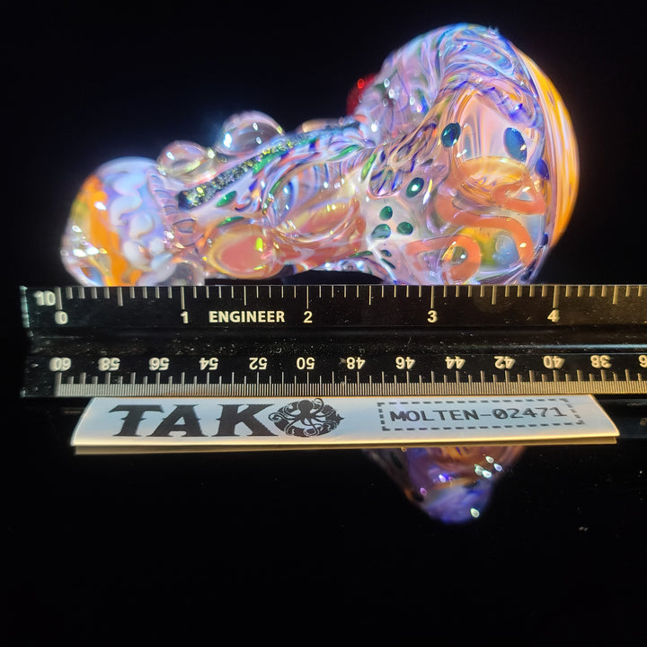 Molten Thick and Twisted Pipe Glass Pipe Molten Imagination   