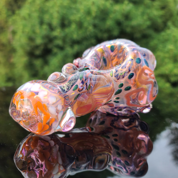Molten Thick and Twisted Pipe Glass Pipe Molten Imagination   