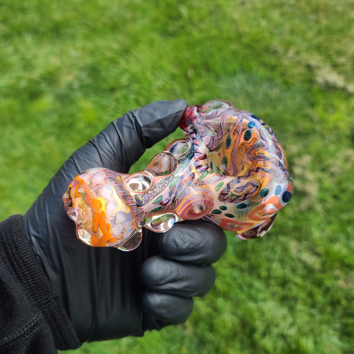 Molten Thick and Twisted Pipe Glass Pipe Molten Imagination   