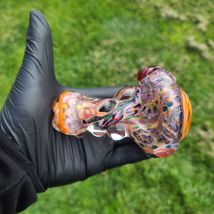Molten Thick and Twisted Pipe Glass Pipe Molten Imagination   