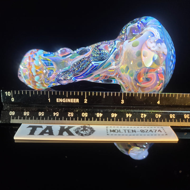 Molten Thick and Twisted Pipe Glass Pipe Molten Imagination   