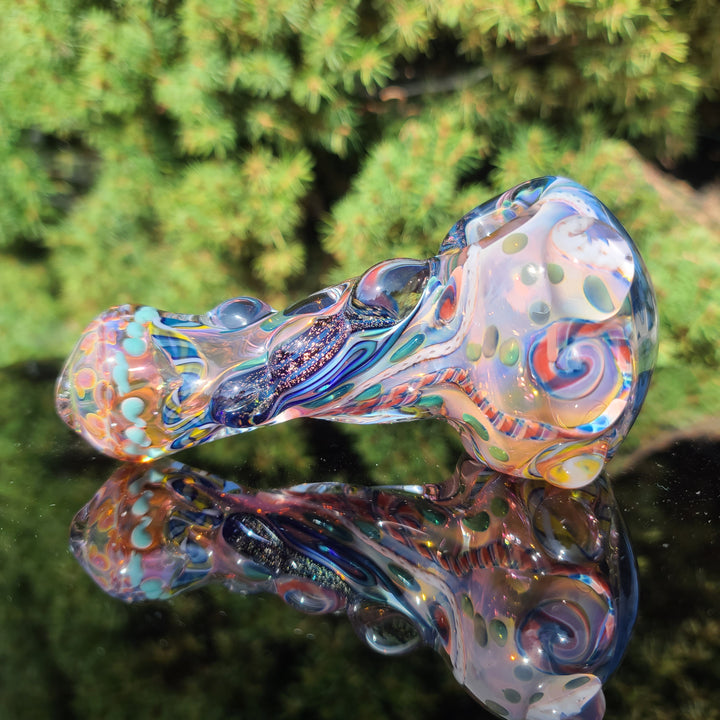 Molten Thick and Twisted Pipe Glass Pipe Molten Imagination   
