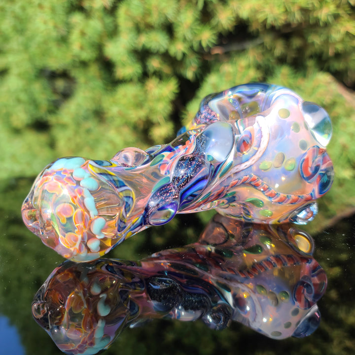 Molten Thick and Twisted Pipe Glass Pipe Molten Imagination   