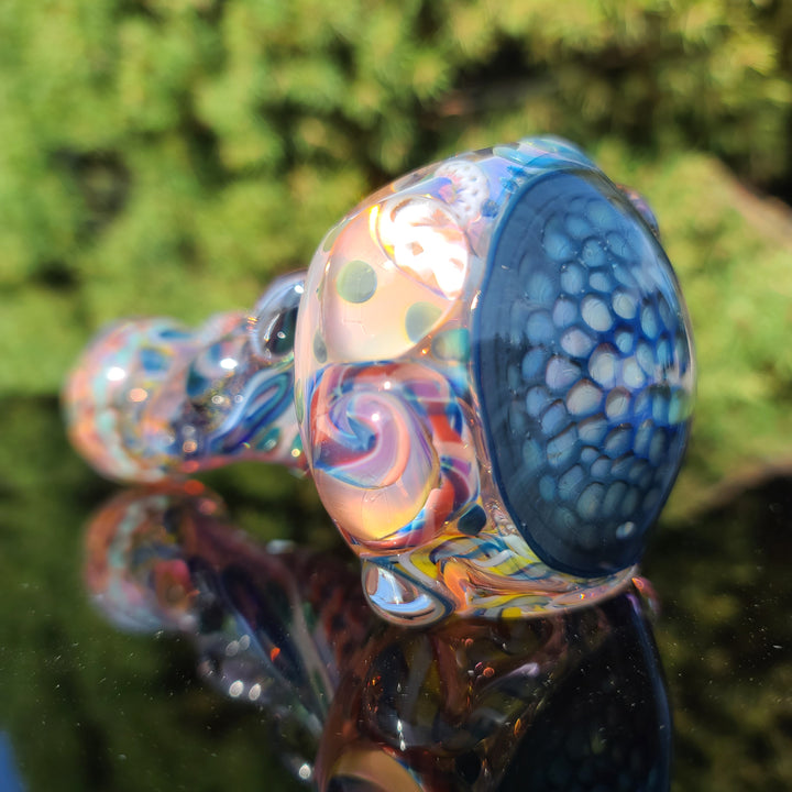 Molten Thick and Twisted Pipe Glass Pipe Molten Imagination   