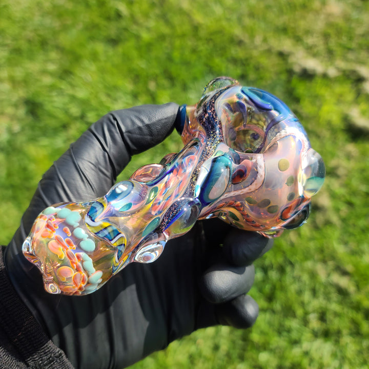 Molten Thick and Twisted Pipe Glass Pipe Molten Imagination   