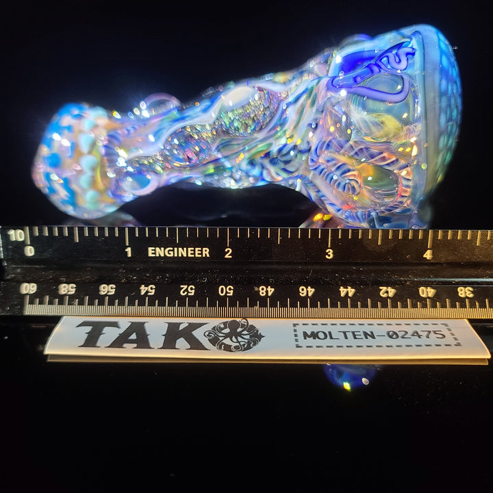 Molten Thick and Twisted Pipe Glass Pipe Molten Imagination   