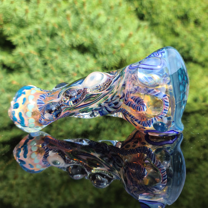 Molten Thick and Twisted Pipe Glass Pipe Molten Imagination   