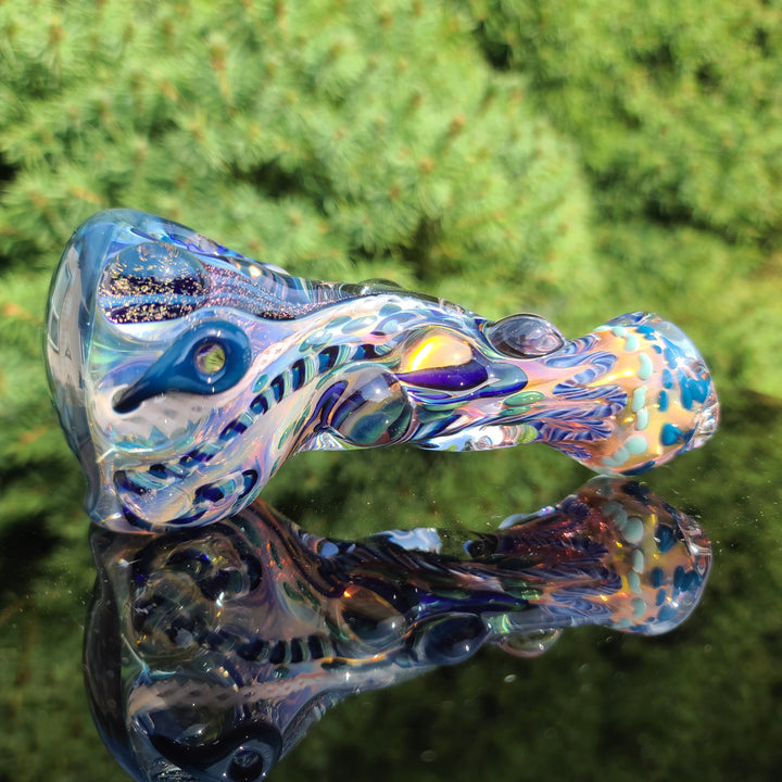 Molten Thick and Twisted Pipe Glass Pipe Molten Imagination   