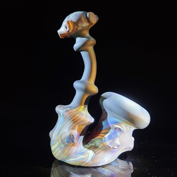 Wood Grain Sherlock Pipe Glass Pipe Neemo Glassworks   