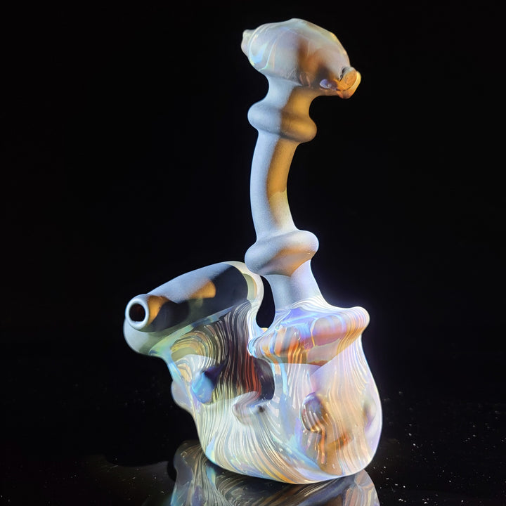 Wood Grain Sherlock Pipe Glass Pipe Neemo Glassworks   