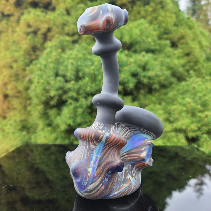 Wood Grain Sherlock Pipe Glass Pipe Neemo Glassworks   