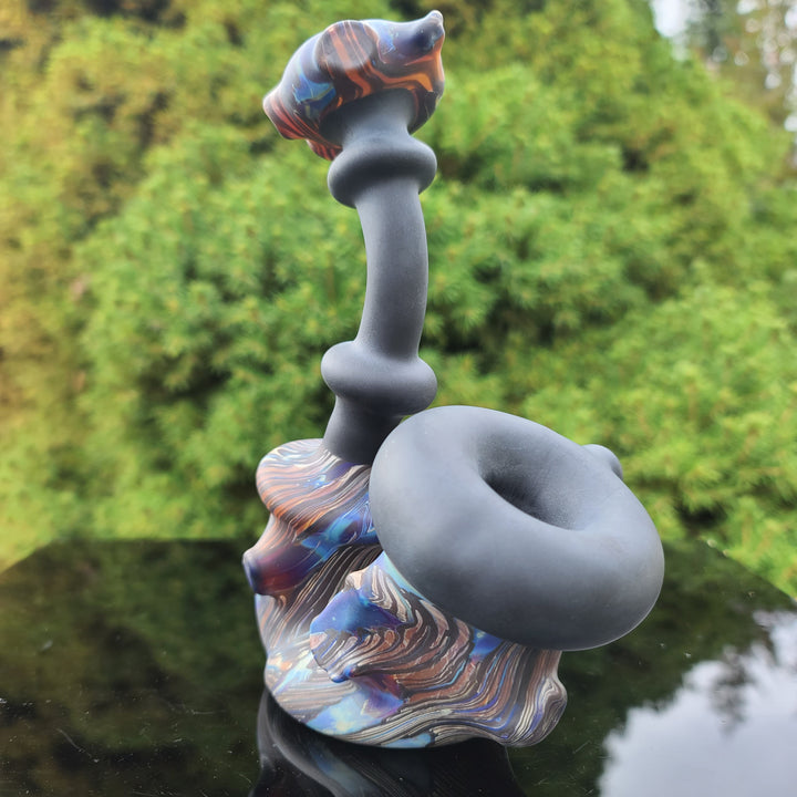 Wood Grain Sherlock Pipe Glass Pipe Neemo Glassworks   