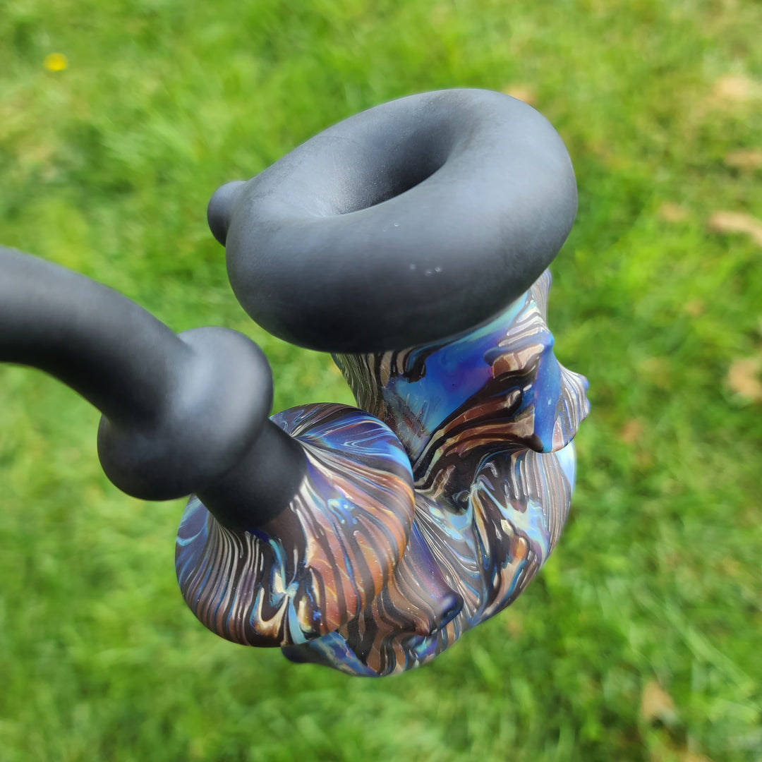 Wood Grain Sherlock Pipe Glass Pipe Neemo Glassworks   