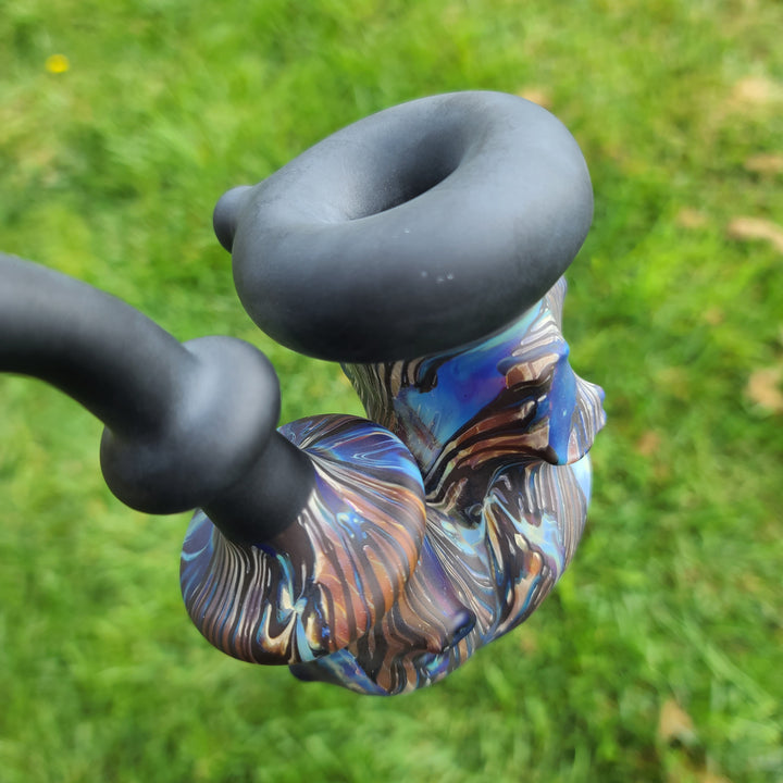 Wood Grain Sherlock Pipe Glass Pipe Neemo Glassworks   