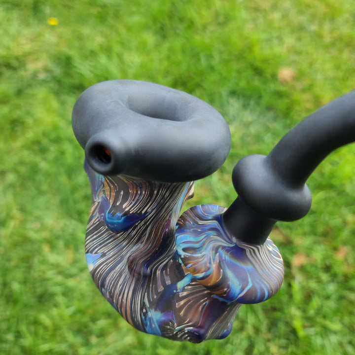 Wood Grain Sherlock Pipe Glass Pipe Neemo Glassworks   