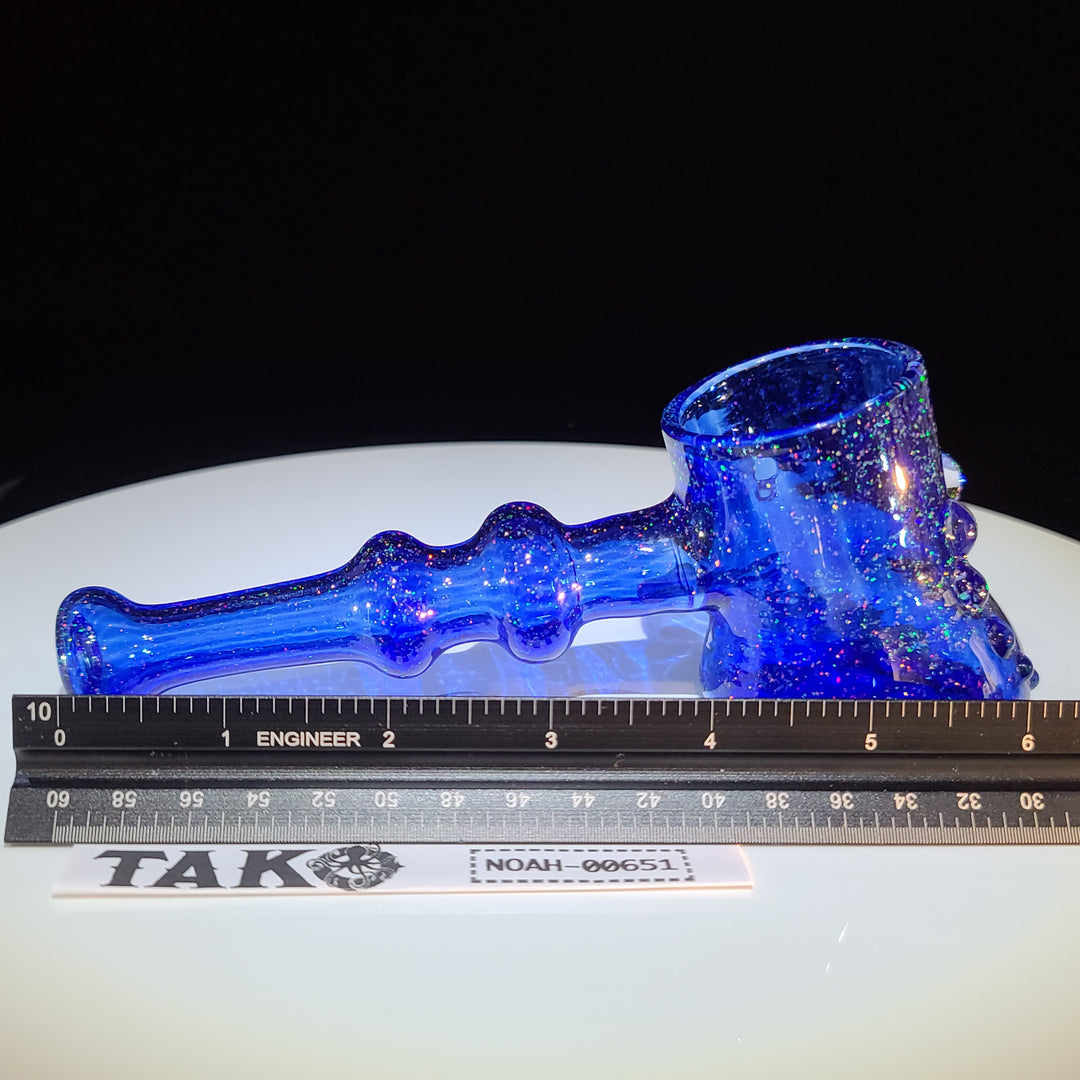 Puffco Proxy Hammer Crushed Opal Blue Glass Pipe Noah the Glassblowa   