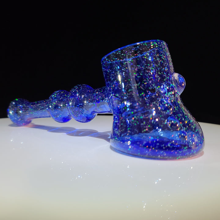 Puffco Proxy Hammer Crushed Opal Blue Glass Pipe Noah the Glassblowa   