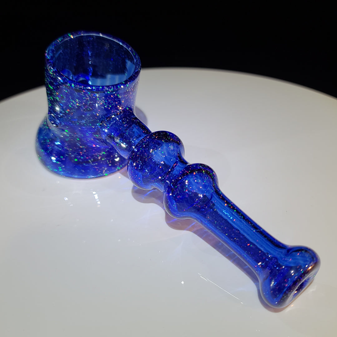 Puffco Proxy Hammer Crushed Opal Blue Glass Pipe Noah the Glassblowa   