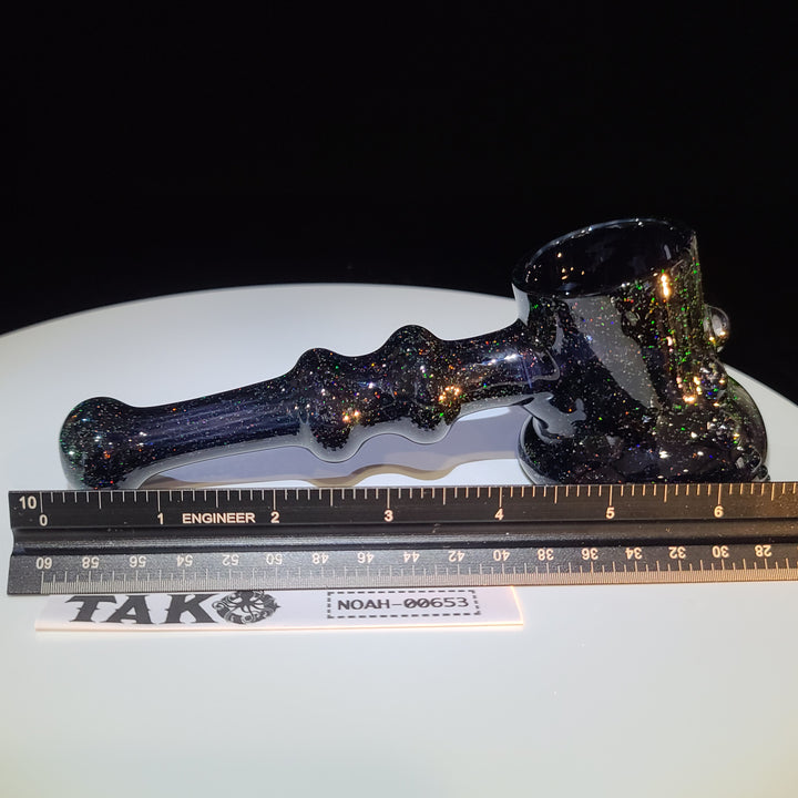 Puffco Proxy Hammer Crushed Opal Black Glass Pipe Noah the Glassblowa   