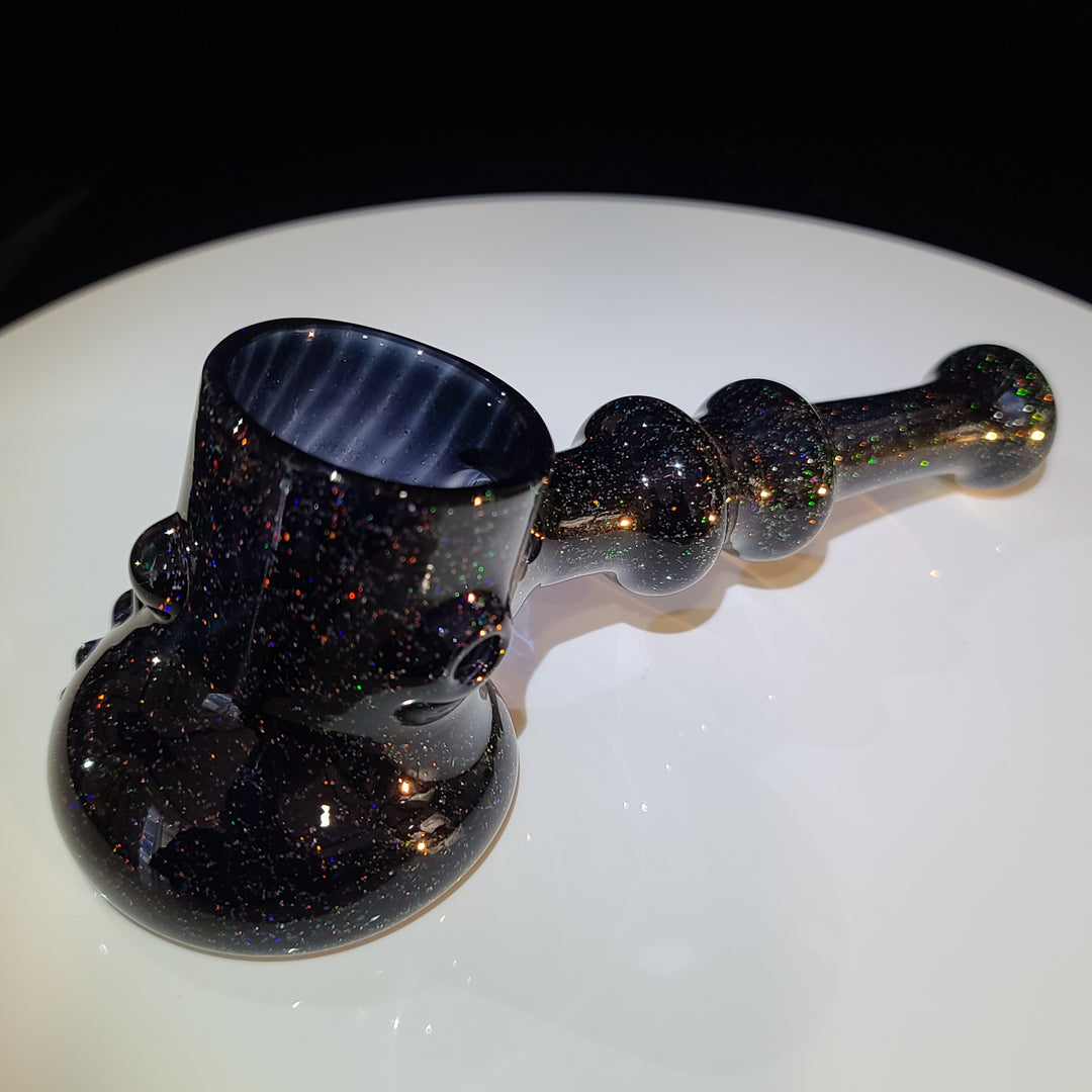 Puffco Proxy Hammer Crushed Opal Black Glass Pipe Noah the Glassblowa   
