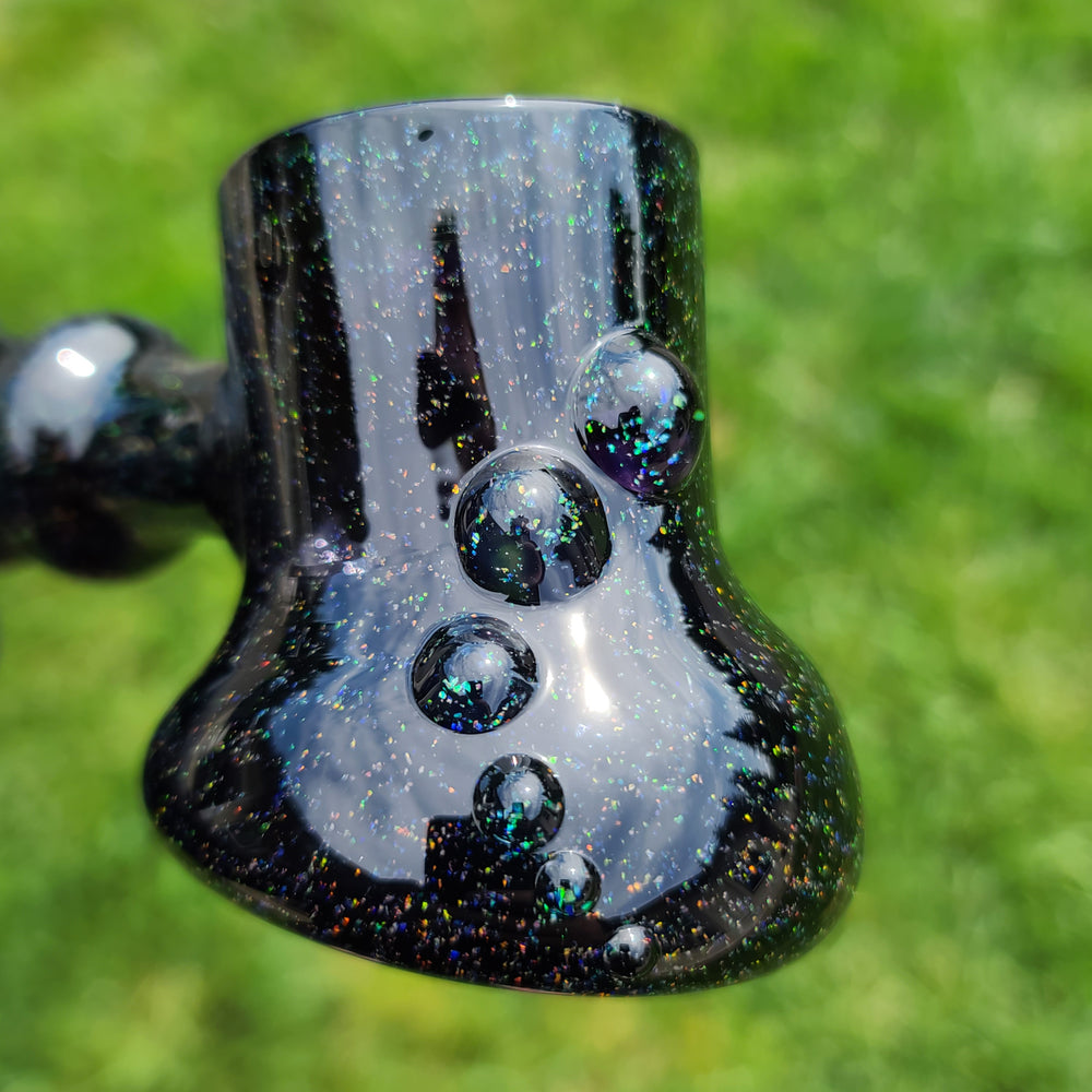 Puffco Proxy Hammer Crushed Opal Black Glass Pipe Noah the Glassblowa   