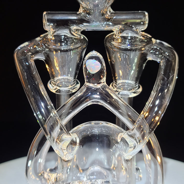 Titan Dual Recycler for Puffco Peak Glass Pipe Noah the Glassblowa   