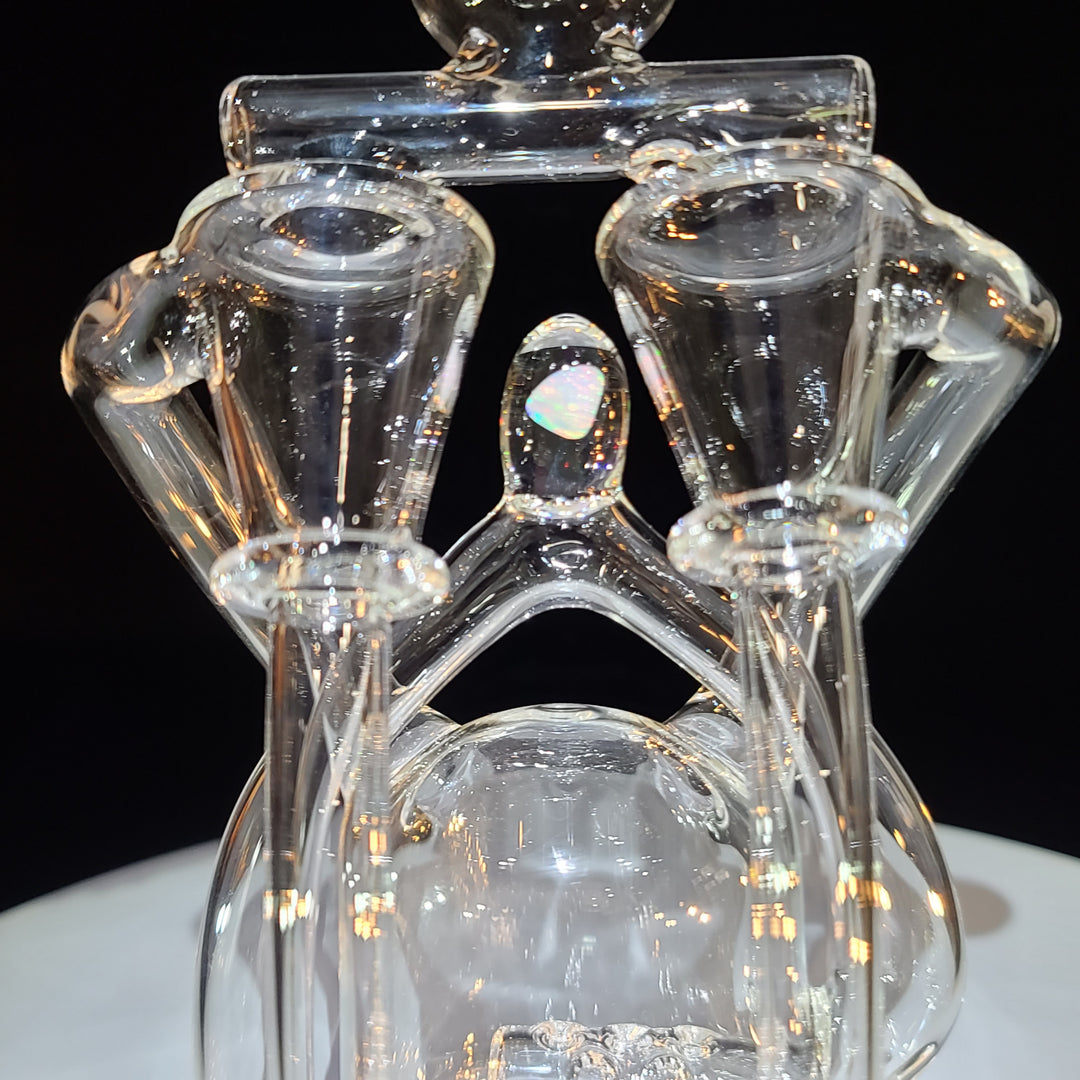 Titan Dual Recycler for Puffco Peak Glass Pipe Noah the Glassblowa   