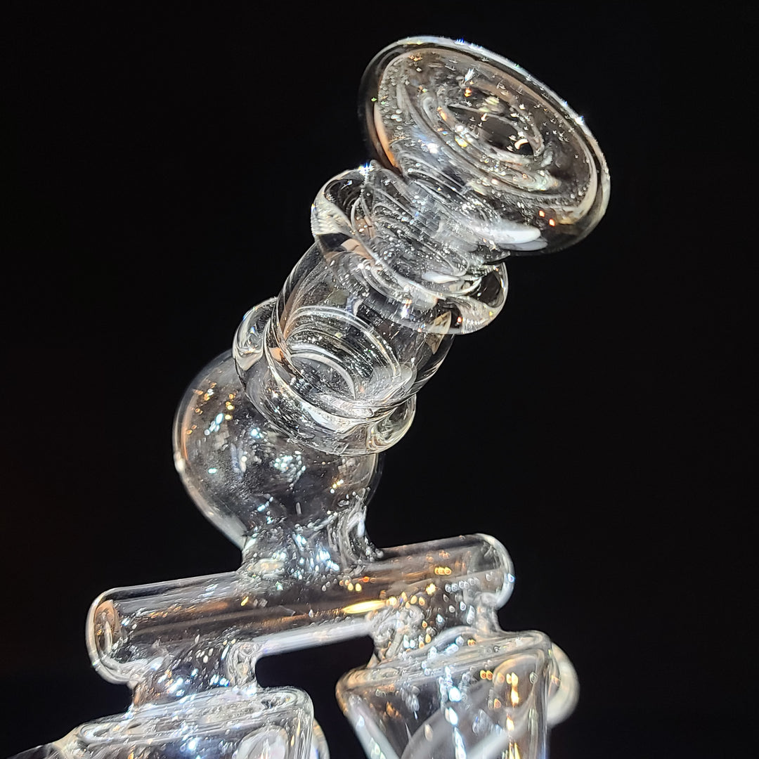 Titan Dual Recycler for Puffco Peak Glass Pipe Noah the Glassblowa   