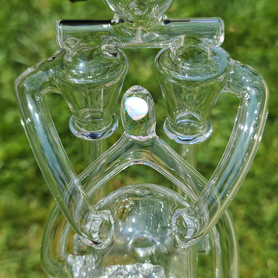 Titan Dual Recycler for Puffco Peak Glass Pipe Noah the Glassblowa   