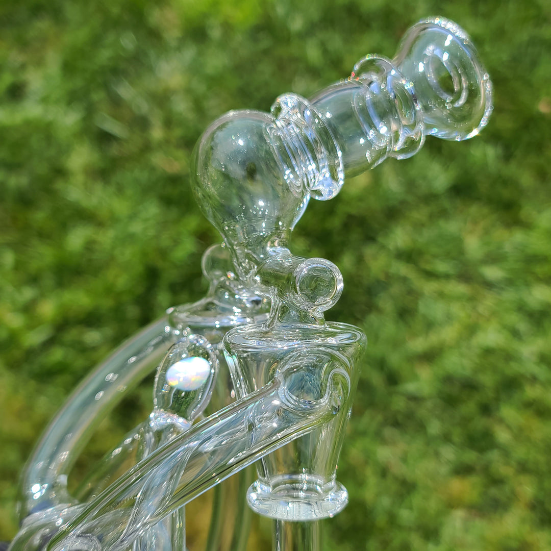 Titan Dual Recycler for Puffco Peak Glass Pipe Noah the Glassblowa   