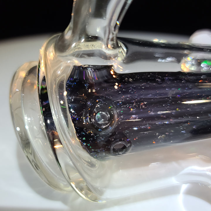 Puffco Peak Recycler Black Crushed Opal Glass Pipe Noah the Glassblowa   