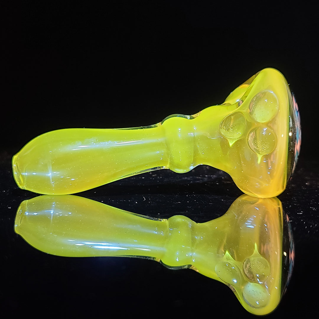 Yellow Filla Spoon Glass Pipe TG   