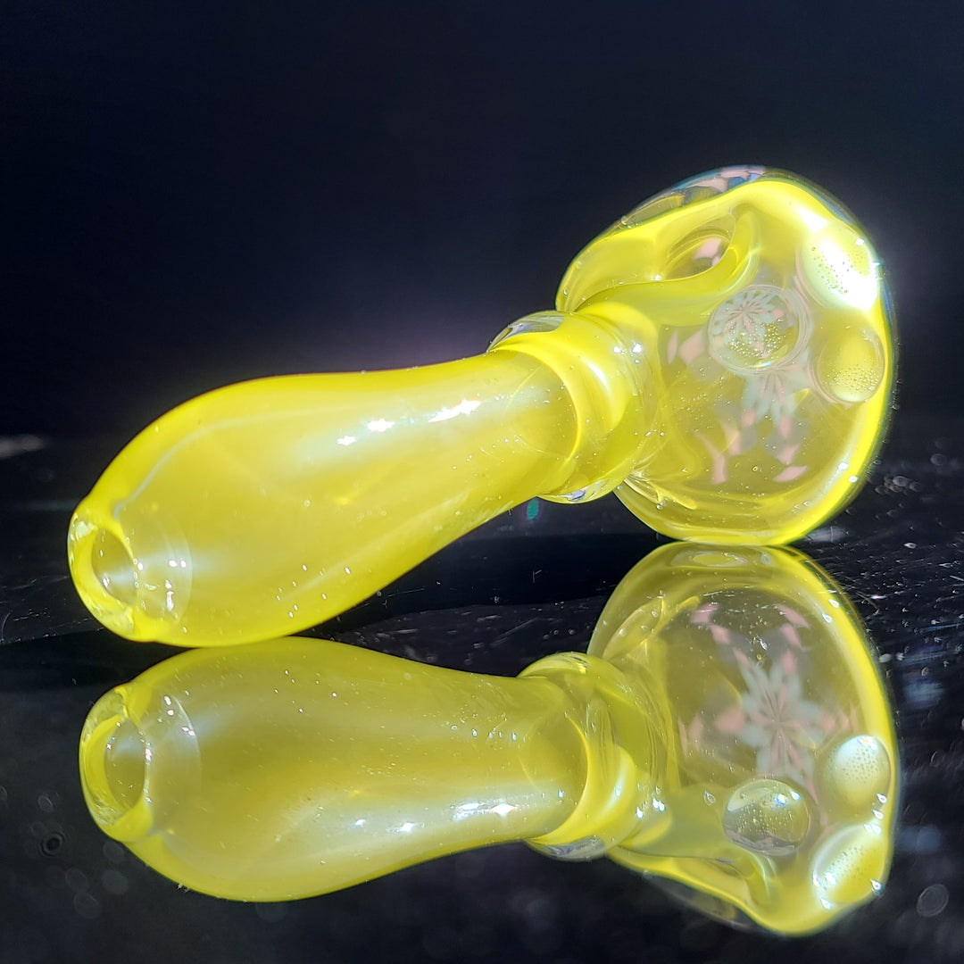 Yellow Filla Spoon Glass Pipe TG   