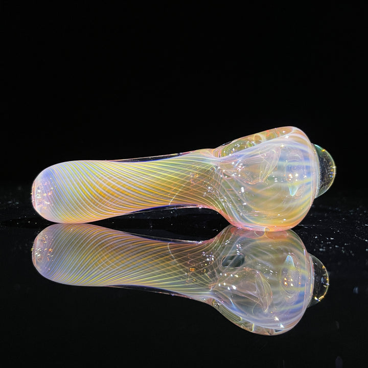 Scalloped Fumed Spoon Glass Pipe Schutz Glass   
