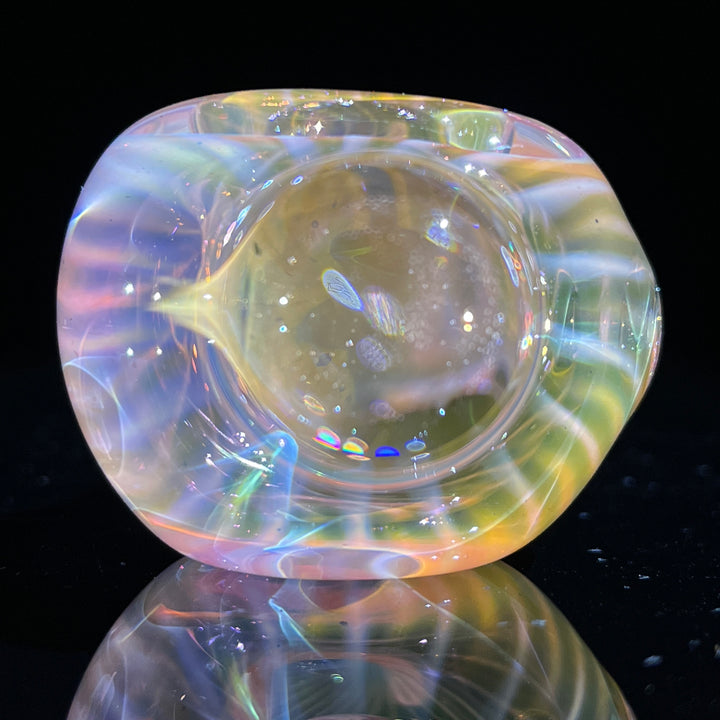 Scalloped Fumed Spoon Glass Pipe Schutz Glass   
