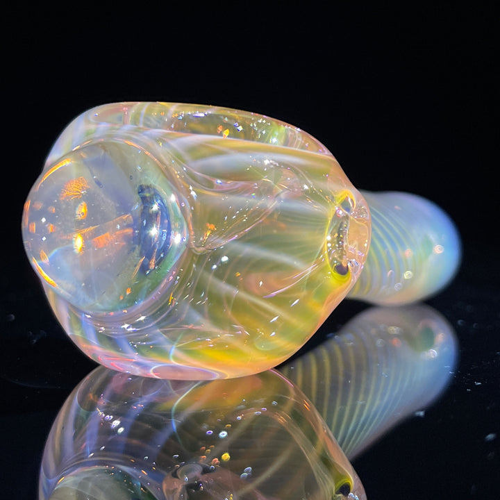 Scalloped Fumed Spoon Glass Pipe Schutz Glass   