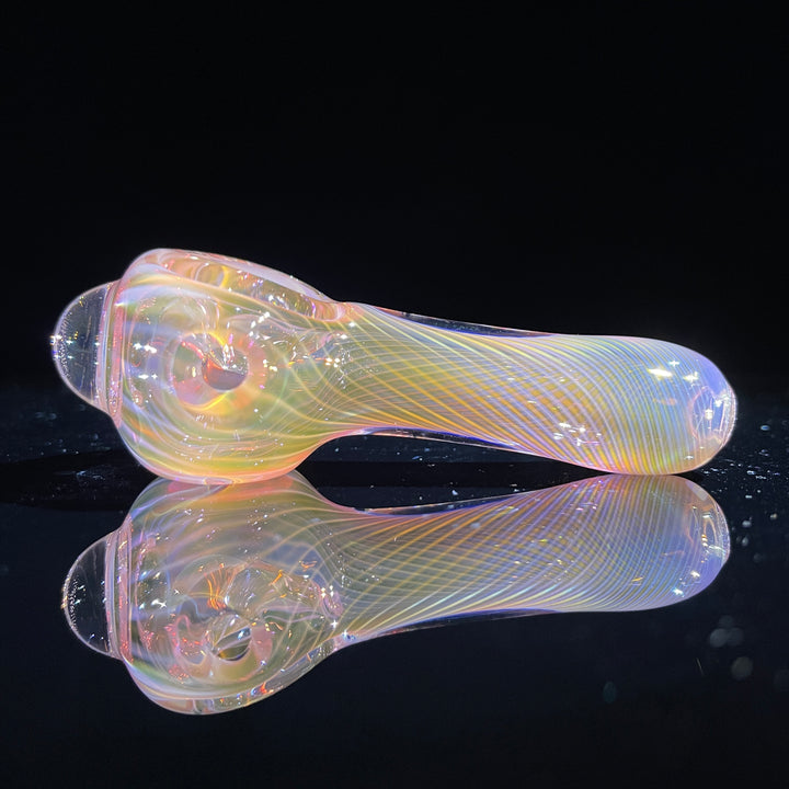 Scalloped Fumed Spoon Glass Pipe Schutz Glass   