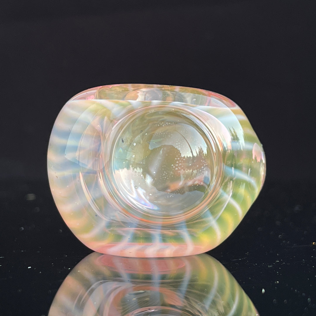 Scalloped Fumed Spoon Glass Pipe Schutz Glass   