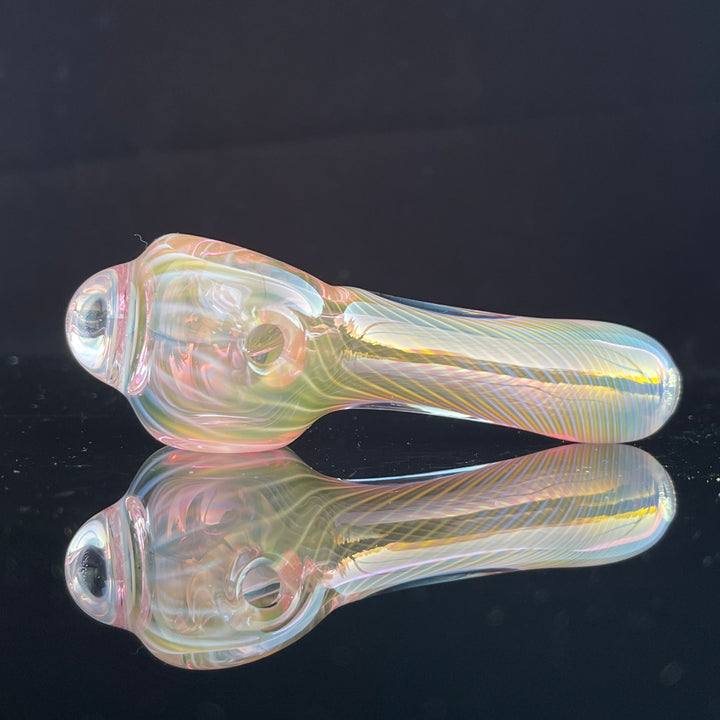Scalloped Fumed Spoon Glass Pipe Schutz Glass   