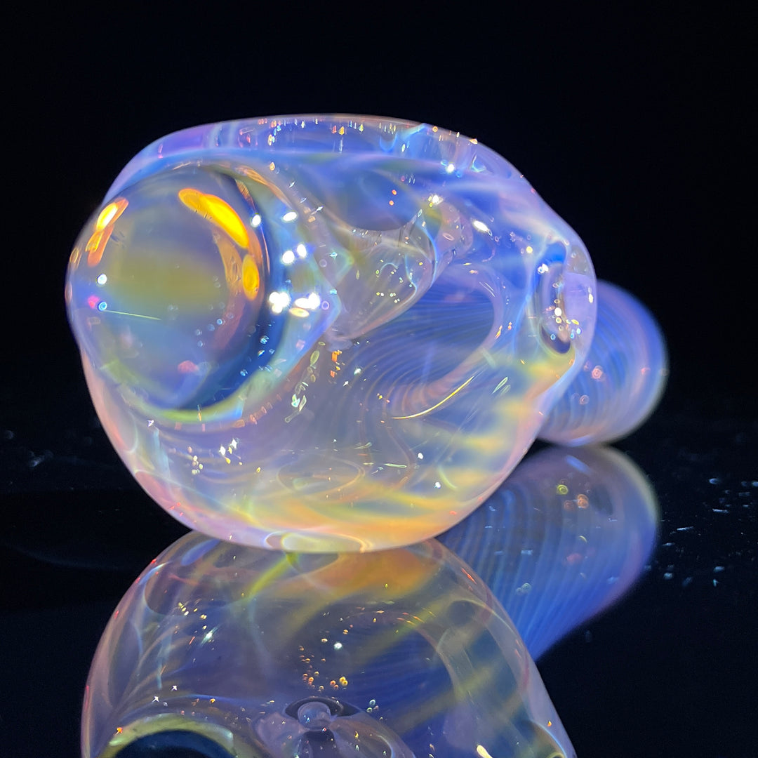 Scalloped Fumed Spoon Glass Pipe Schutz Glass   