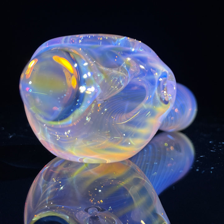 Scalloped Fumed Spoon Glass Pipe Schutz Glass   