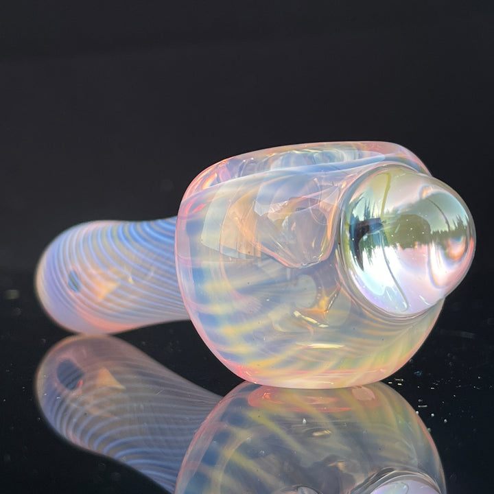 Scalloped Fumed Spoon Glass Pipe Schutz Glass   