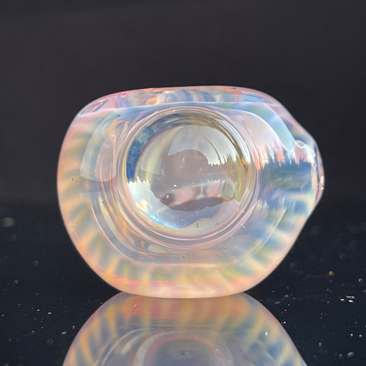 Scalloped Fumed Spoon Glass Pipe Schutz Glass   