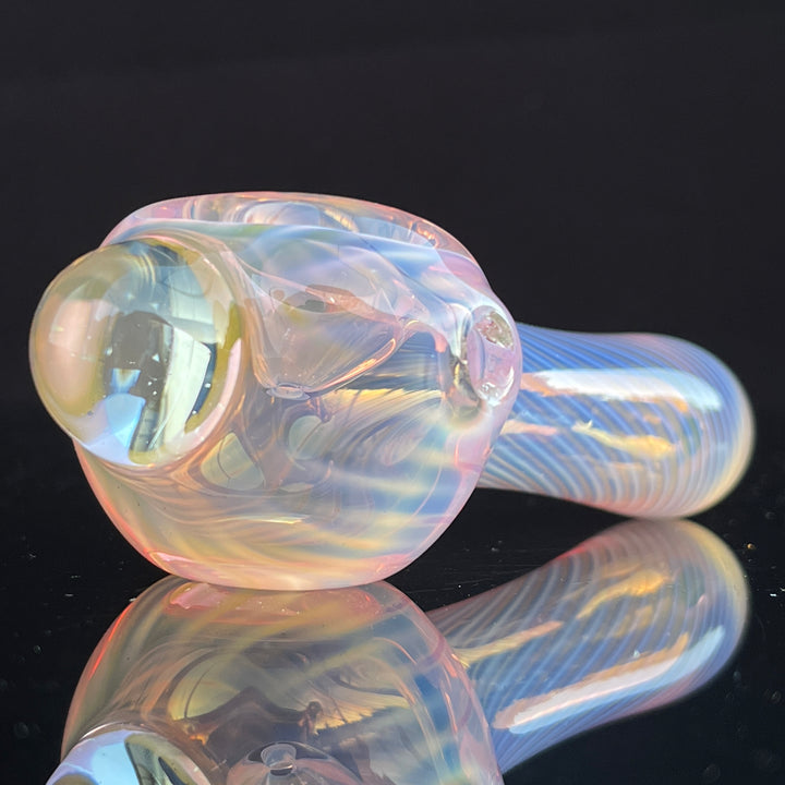Scalloped Fumed Spoon Glass Pipe Schutz Glass   