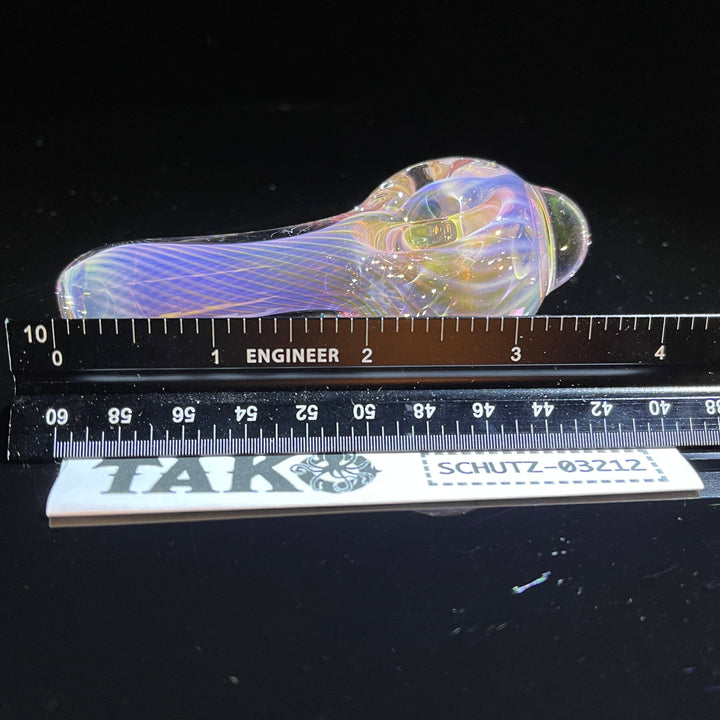 Scalloped Fumed Spoon Glass Pipe Schutz Glass   