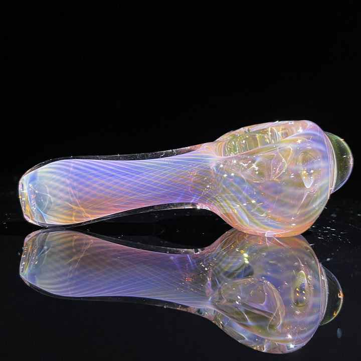 Scalloped Fumed Spoon Glass Pipe Schutz Glass   