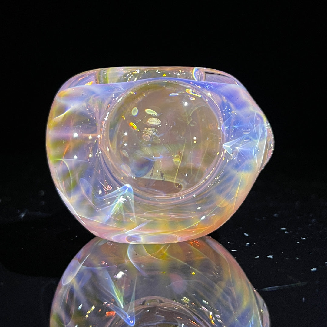 Scalloped Fumed Spoon Glass Pipe Schutz Glass   